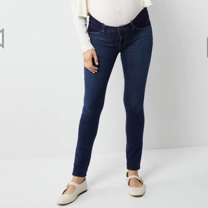 J BRAND MAMA J SIDE PANEL SUPER SKINNY MATERNITY JEANS - SUBLIME WASH